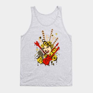 Metal Girl Solid Tank Top